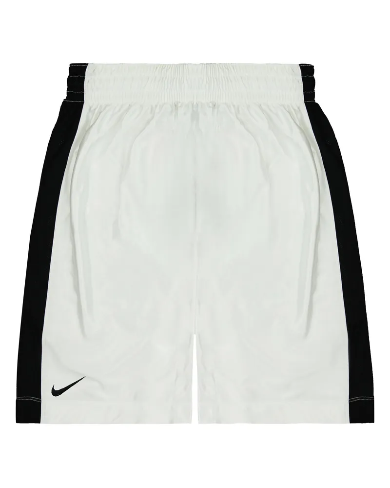 Nike Dri-Fit Supreme Basketball Shorts White Womens Stretch Bottoms 119803 100 Weiß