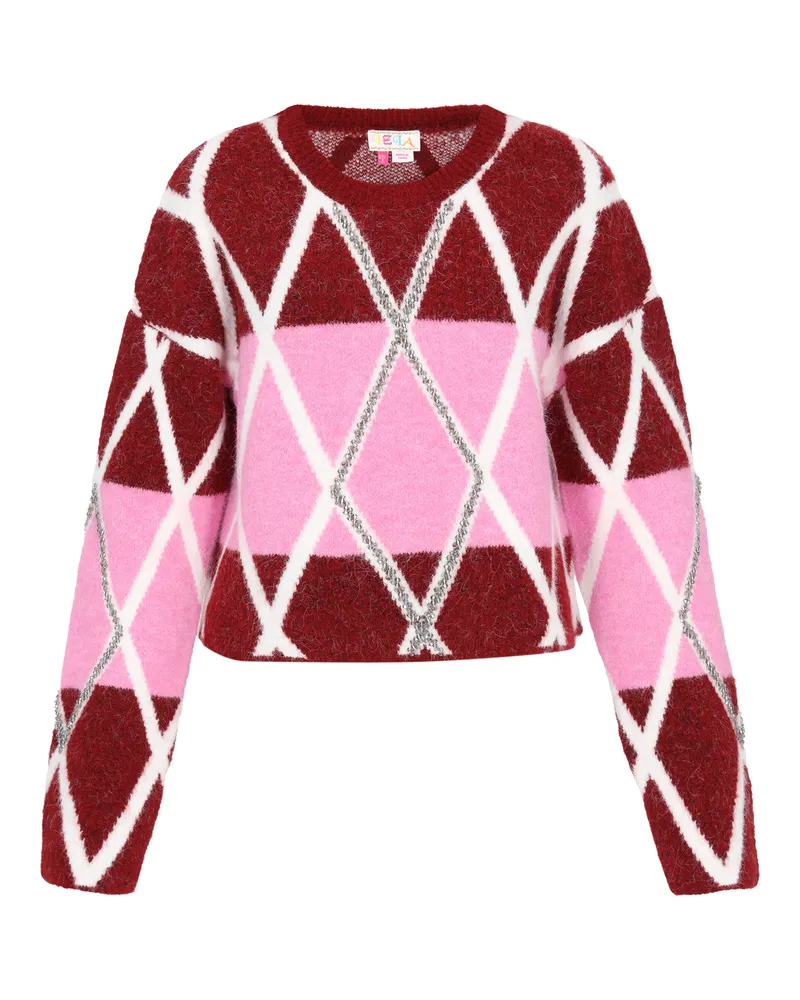 IZIA Pullover Frauen Burgunderrose Bordeaux