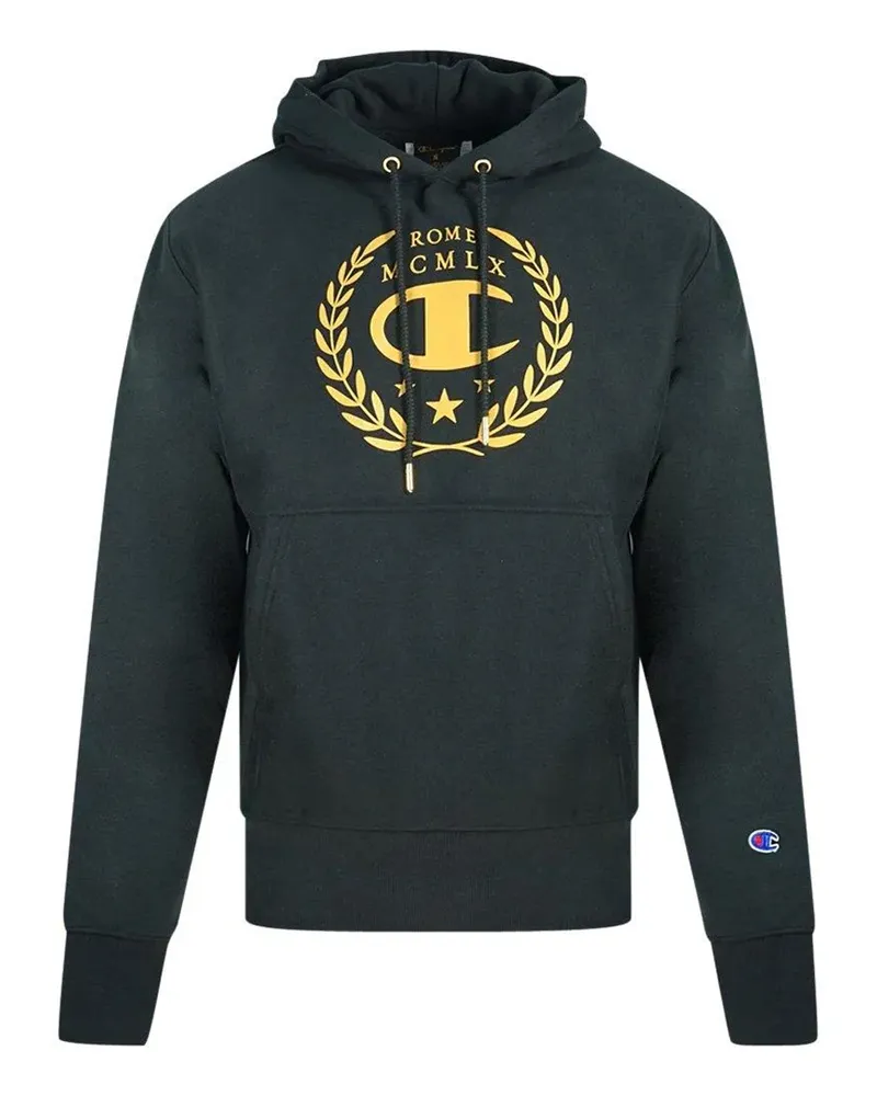 Champion Rome" Kapuzenpullover für Herren (Schwarz Schwarz