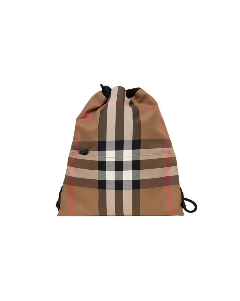 Burberry Rucksack Taupe Brown Ip Check Taupe