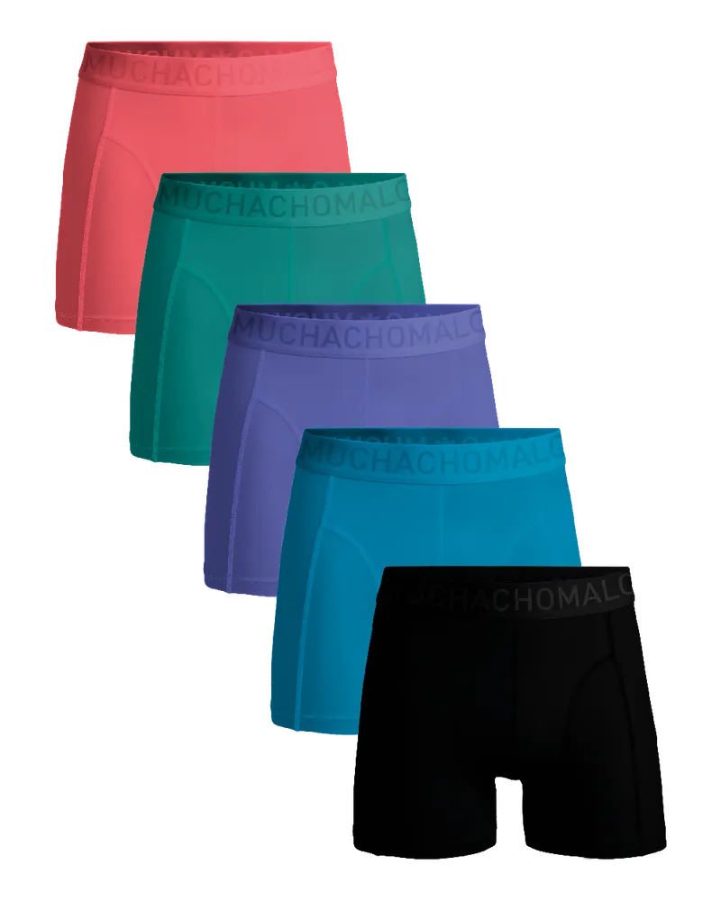 Muchachomalo 5er-Pack Boxershorts für Herren - Mehrfarbig Mehrfarbig