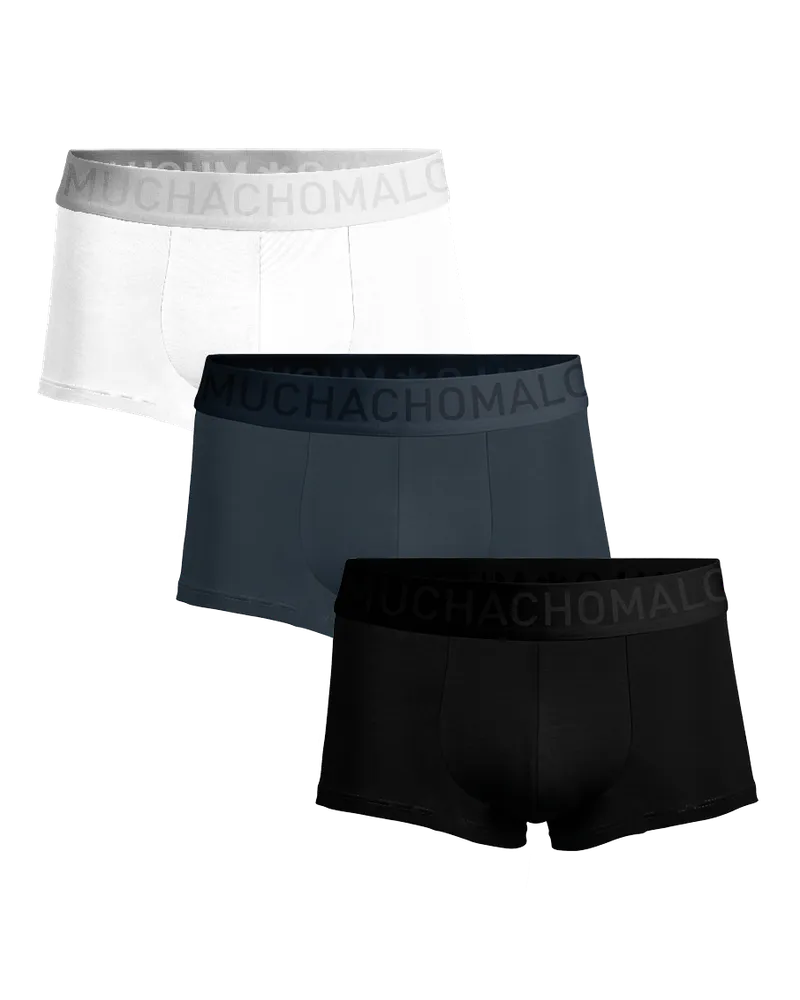 Muchachomalo Herren Bambus Boxer Shorts - 3er Pack - Herren Unterwäsche Mehrfarbig