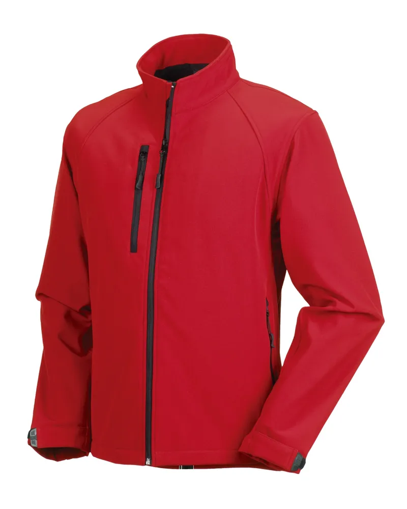 Russell Athletic Russell Herren wasser- und winddichte Softshell-Jacke (klassisches Rot Rot