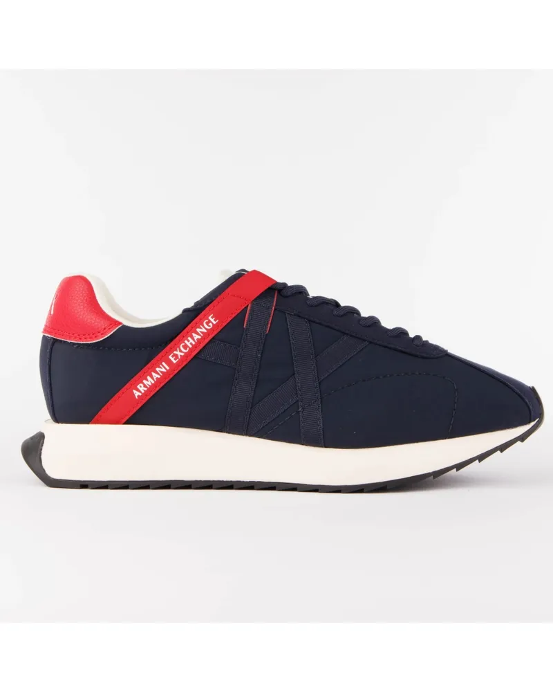 Armani Exchange Herren Linie H Sneaker Blau