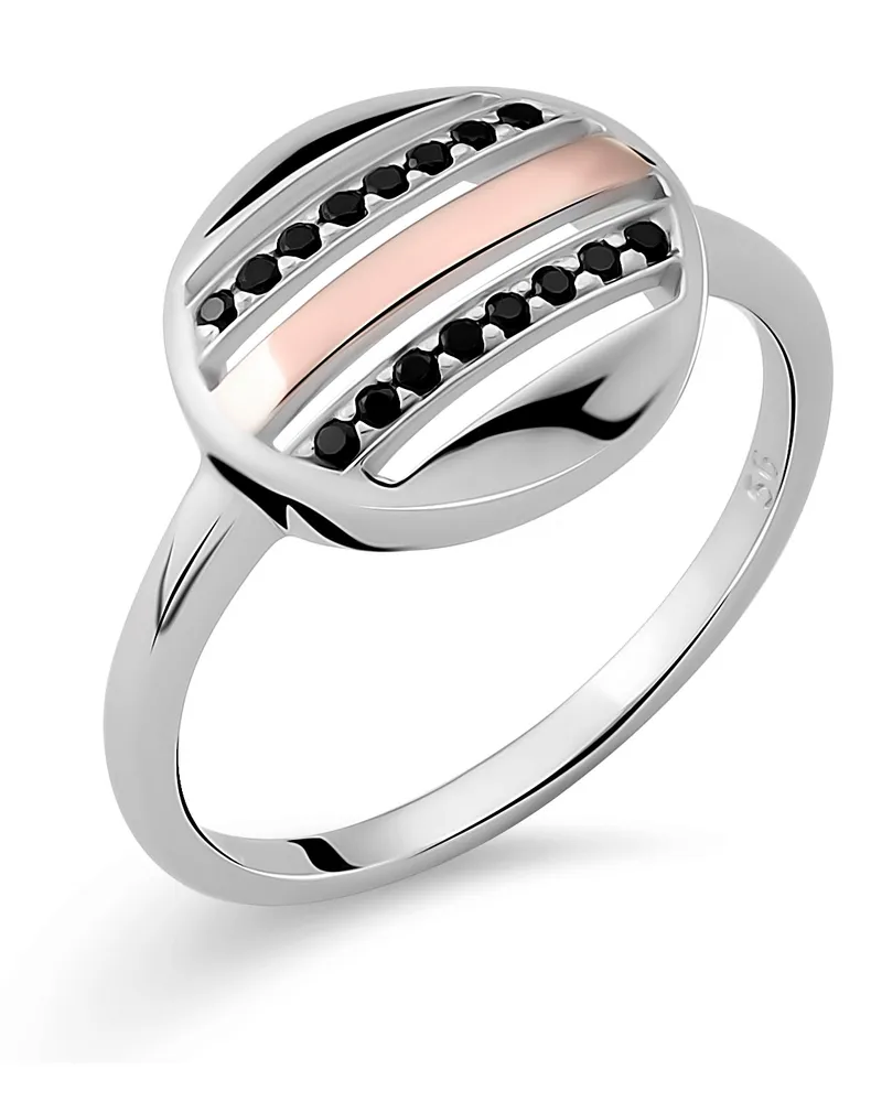 Orphelia Damen-Ring Sterling-Silber 925 – Silber/Rosé ZR-7501 Silber