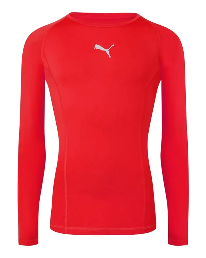 Puma Liga" T-Shirt für Herren, Langärmlig (Rot Rot