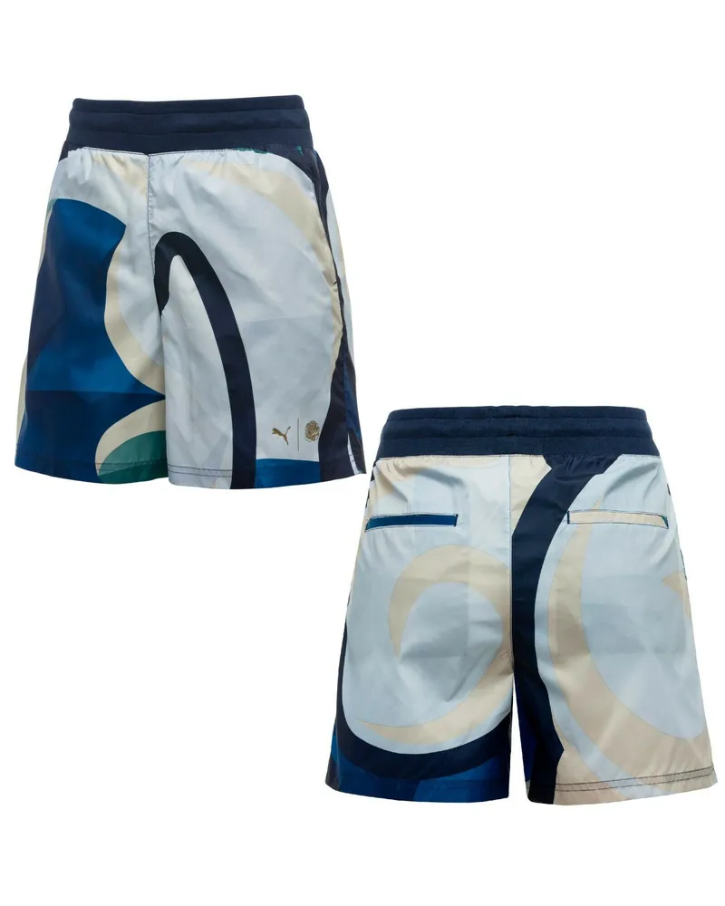 Puma X Careaux Damen Blaue Shorts Blau