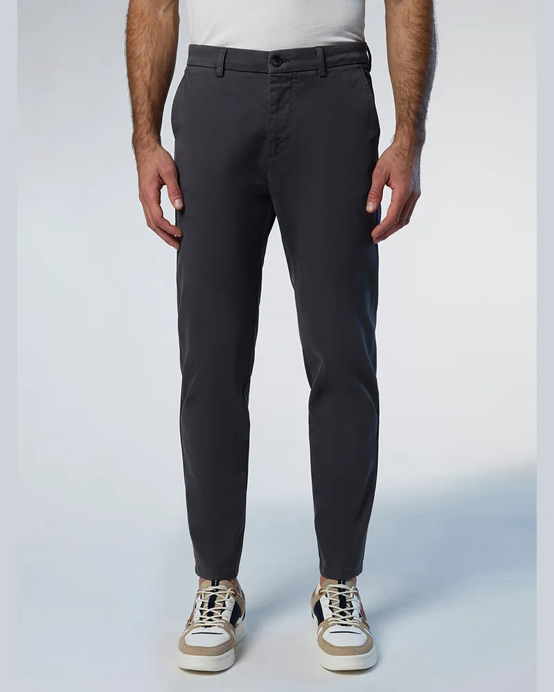 North Sails Chinos Defender aus Gabardine - Dunkelgrau Dunkelgrau