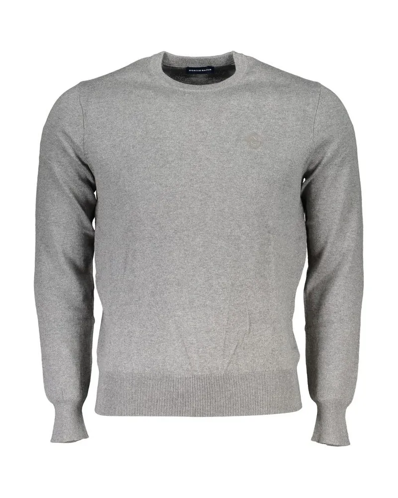 North Sails Rundhalspullover Klassischer Stil Grau