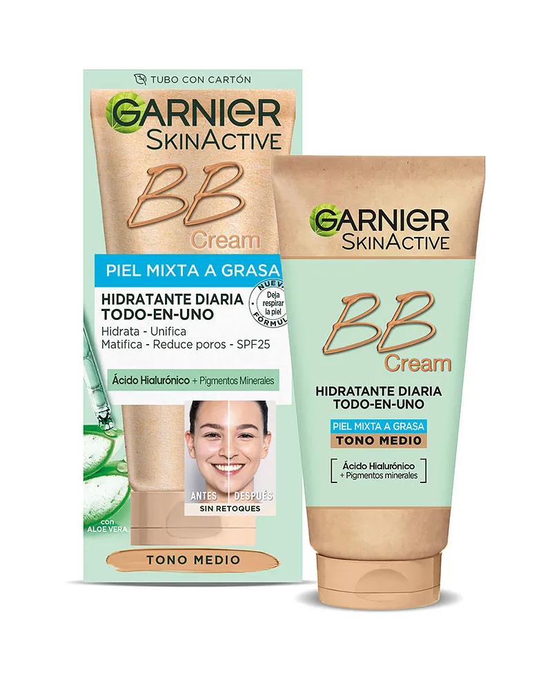 Garnier Skinactive Bb Cream Kombination Bis Fettige Haut Lsf25 #mittel 50 ml 