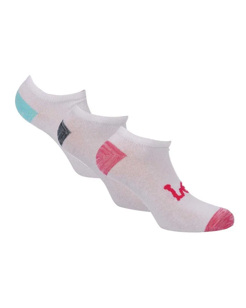 Lee Liner Socken für Damen (3er-Pack) (Weiß Weiß