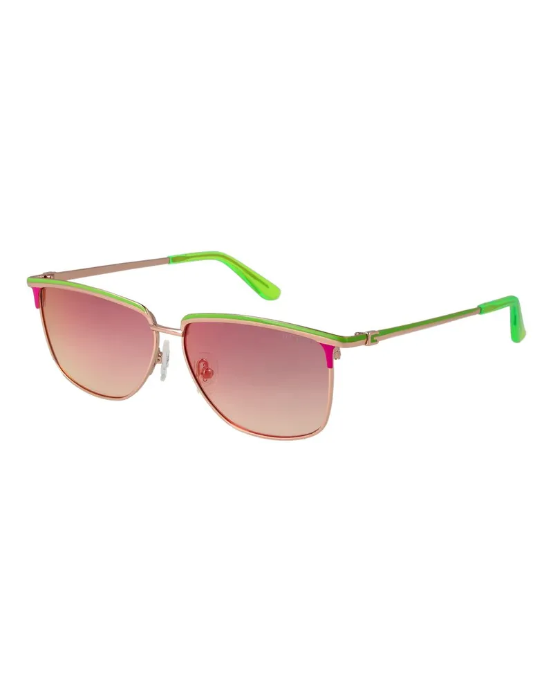 Guess Bicolor Metall-Sonnenbrille Grün