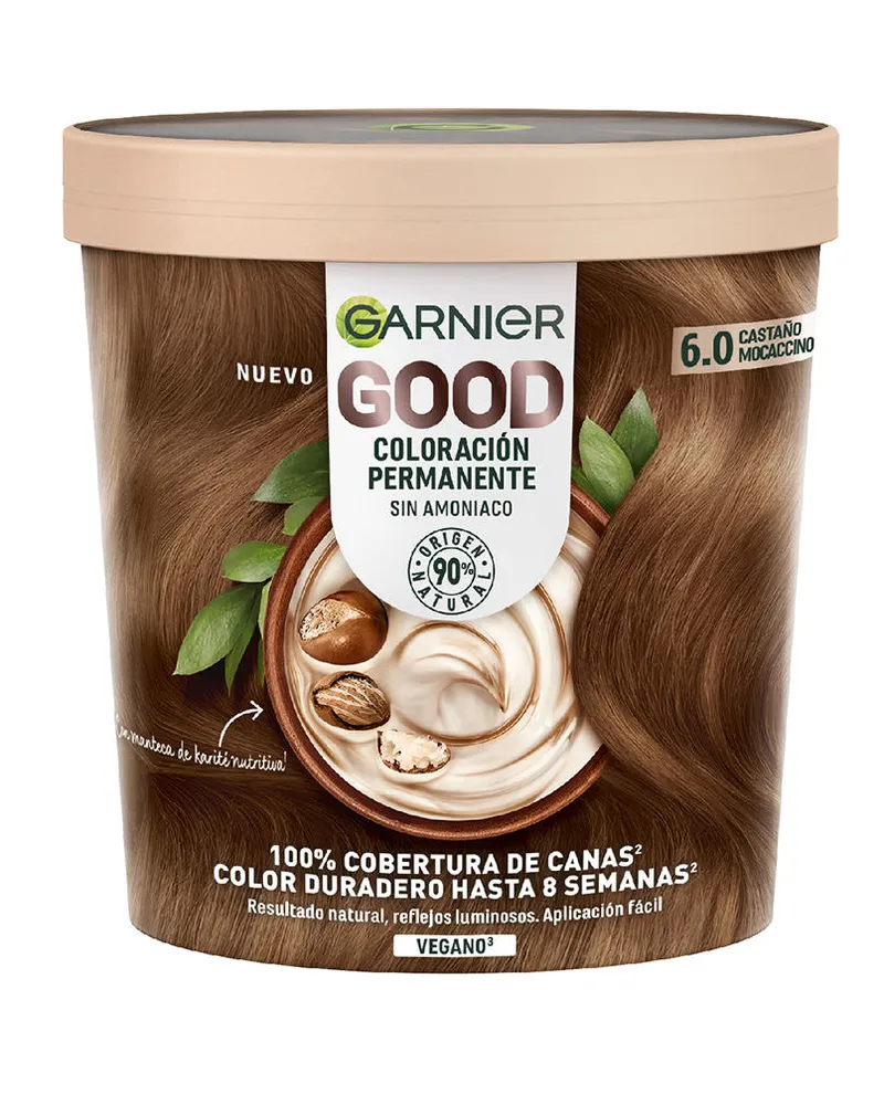 Garnier Good permanente Farbe, 217 ml - #6.0 Mochaccino chestnut 