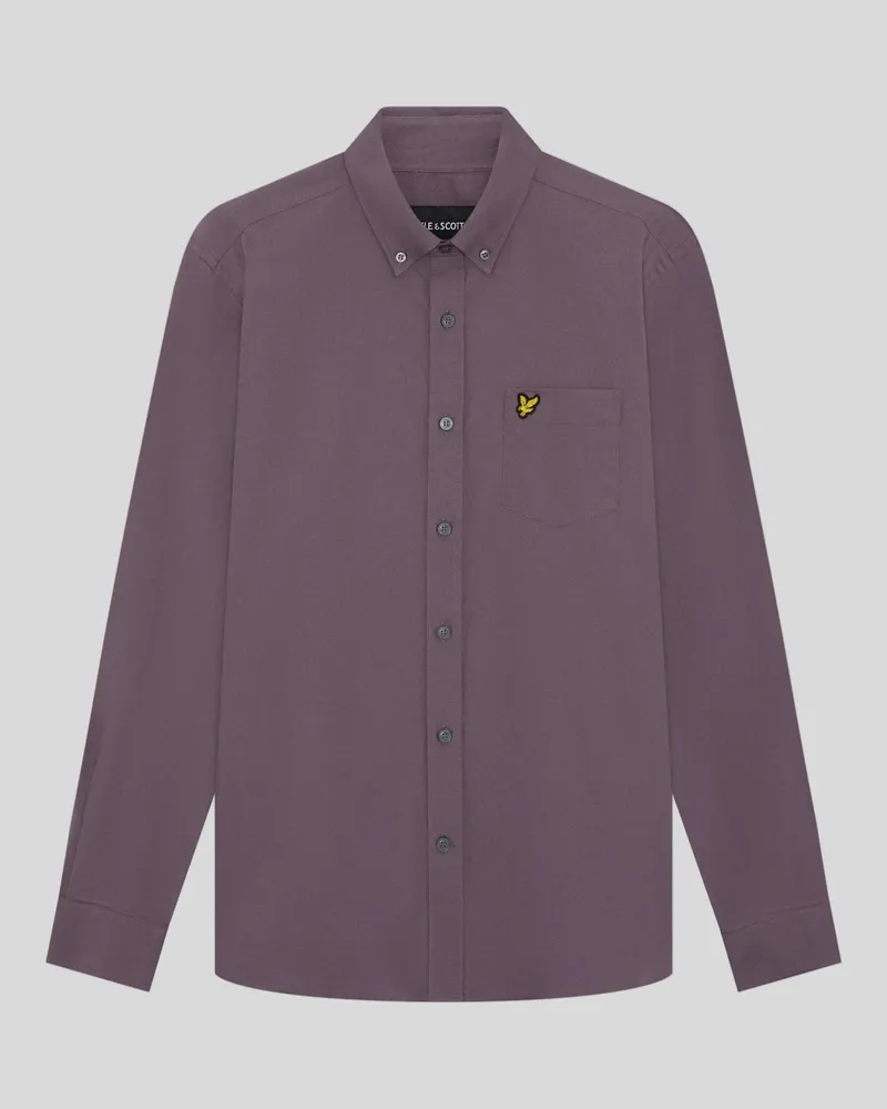 Lyle & Scott Oxfordhemd, unifarben Rosa