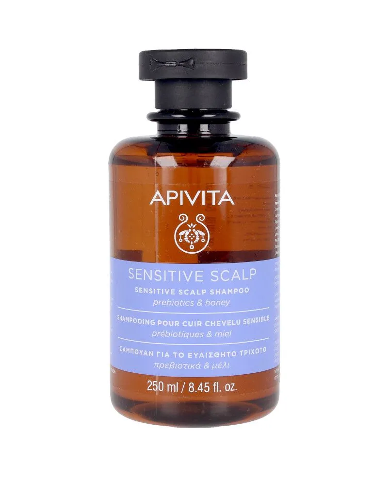 APIVITA Shampoo Für Empfindliche Kopfhaut Ohne Sulfate, Ohne Parabene 250 ml 