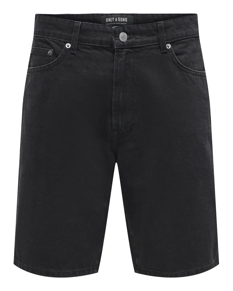 Only & Sons Shorts Schwarz