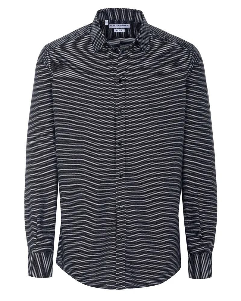Dolce & Gabbana Hemd Schwarz