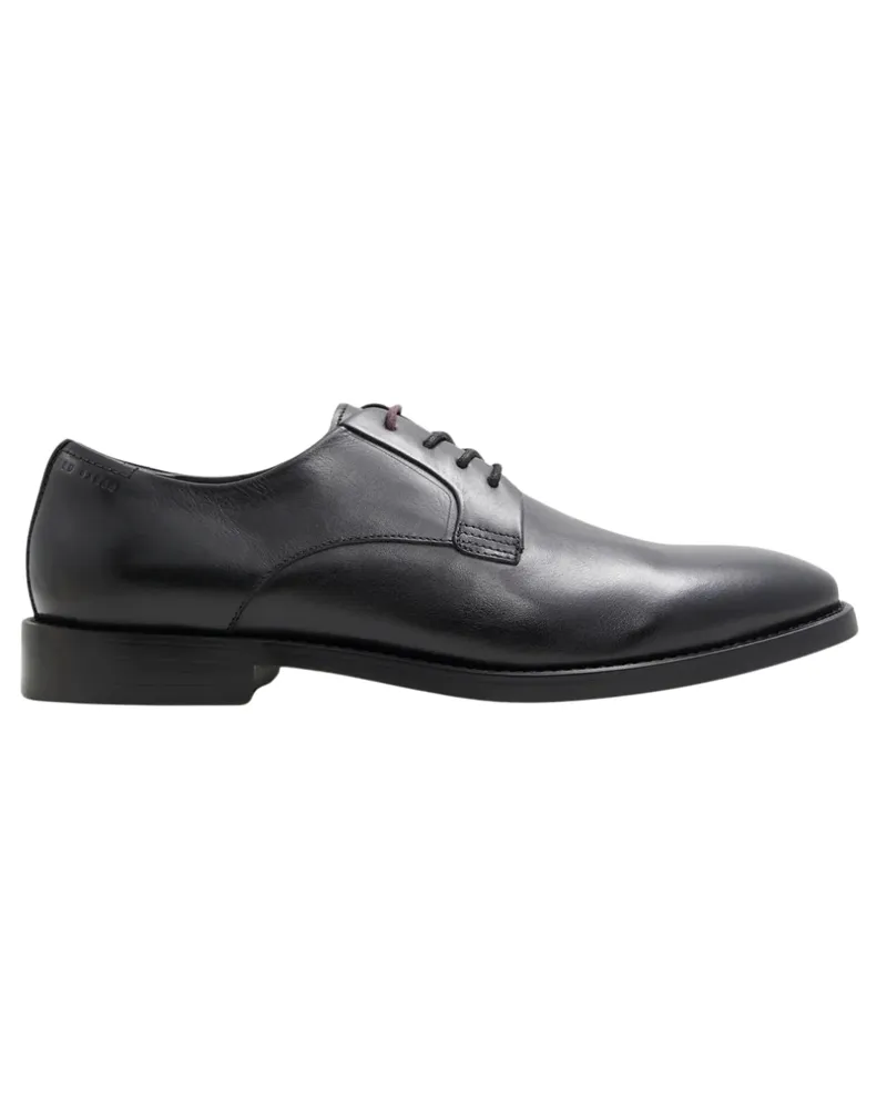 Ted Baker Reggent Derby Schuhe, Schwarz Schwarz