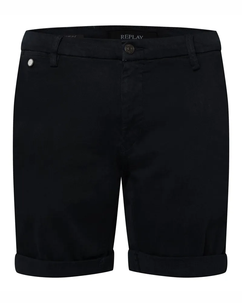 Replay Chino Kurze Hose für Herren (Blau Blau