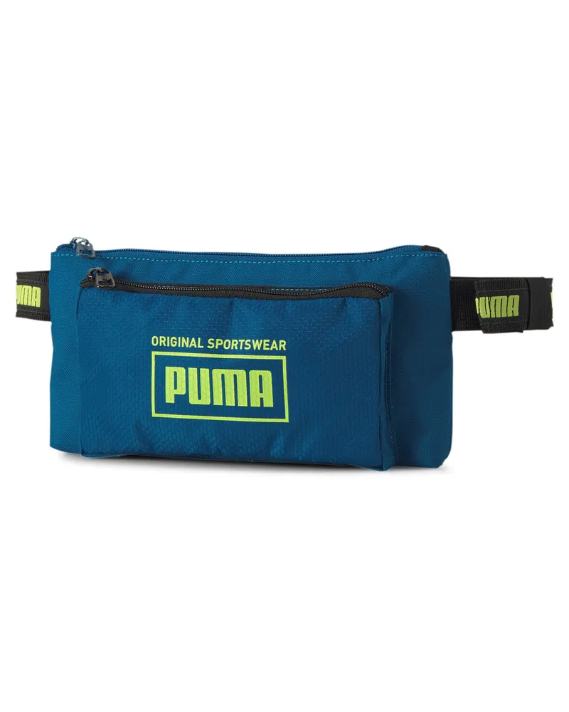Puma Gürteltasche Marken-Schriftzug Blau