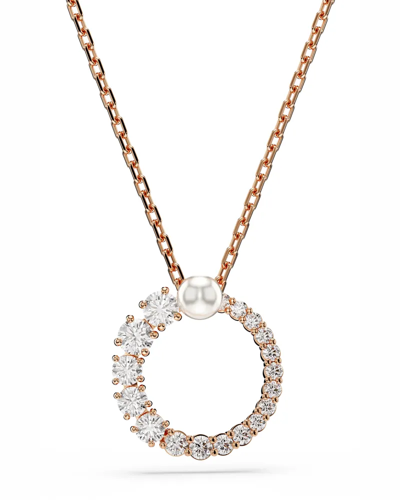 Swarovski Matrix' Damen-Halskette aus vergoldetem Metall - Rosé 5692265 Rosé