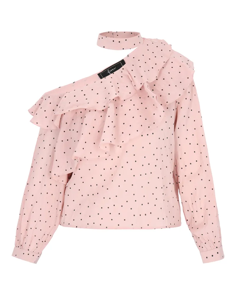 FAINA Bluse Frauen rosa schwarz Rosé