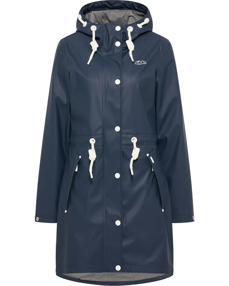 IceBound Serie urban rain Regenmantel Damen Marine Marineblau
