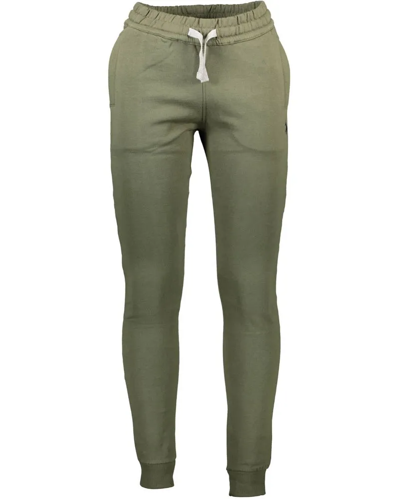 U.S. Polo Assn.  Herren-Jogginghose aus Baumwolle, 'Verde', Regular Fit - Grün Grün
