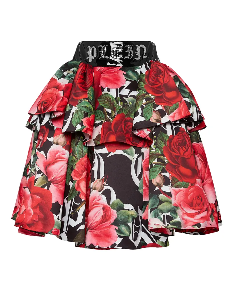 Philipp Plein Maxi Rock Schwarz