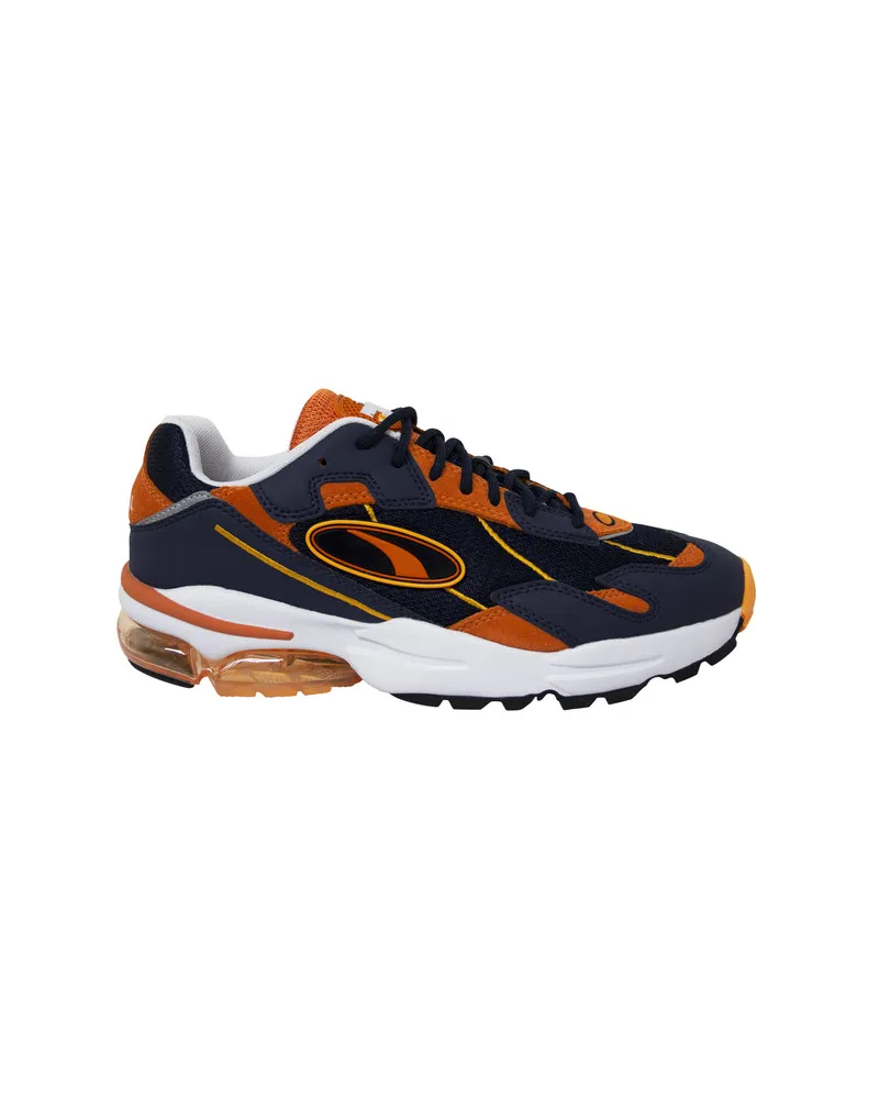 Puma Cell Ultra OG Mens Navy/Orange Trainer Blau