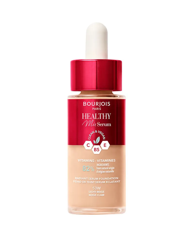Bourjois Healthy Mix Serum-foundation-make-up-basis #53w-hellbeige 30 ml 