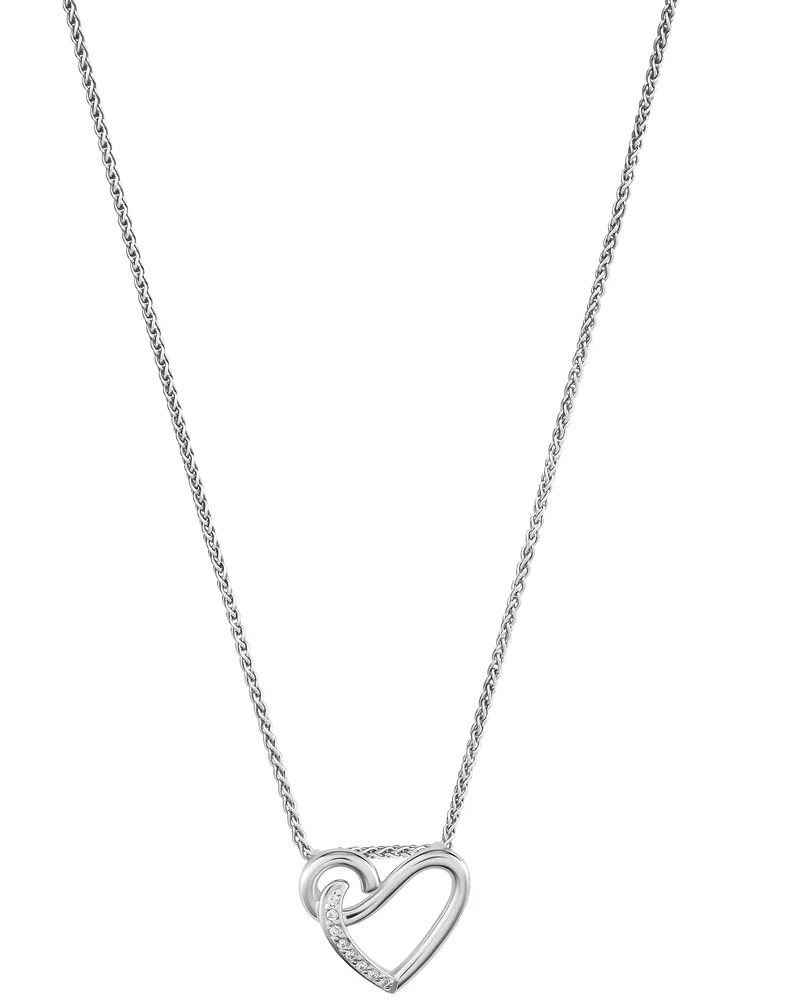 Orphelia Ida' Damenkette aus 925er Sterlingsilber mit Anhänger - Silber ZH-7521 Silber