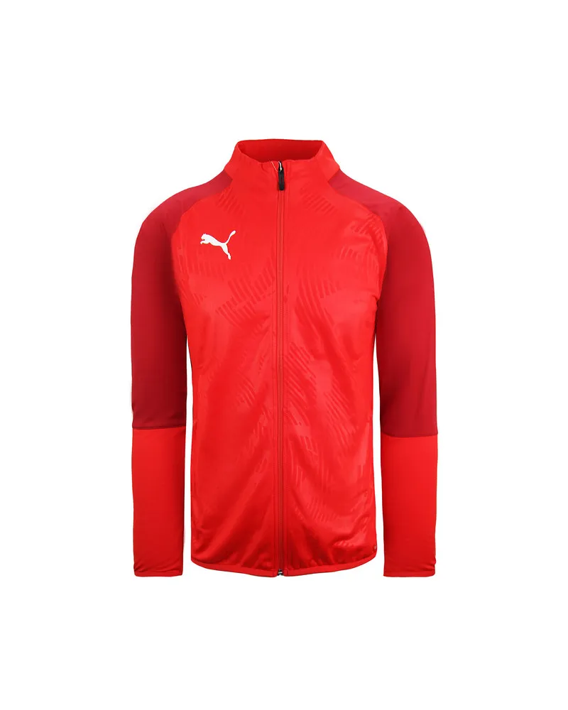 Puma Drycell Reißverschluss -Track -Jacke Red Long Sleeve Mens Track Top 656265 01 Rot