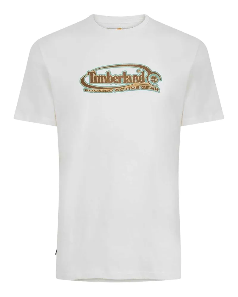Timberland T-Shirt für Herren, Logo (Weiß Weiß
