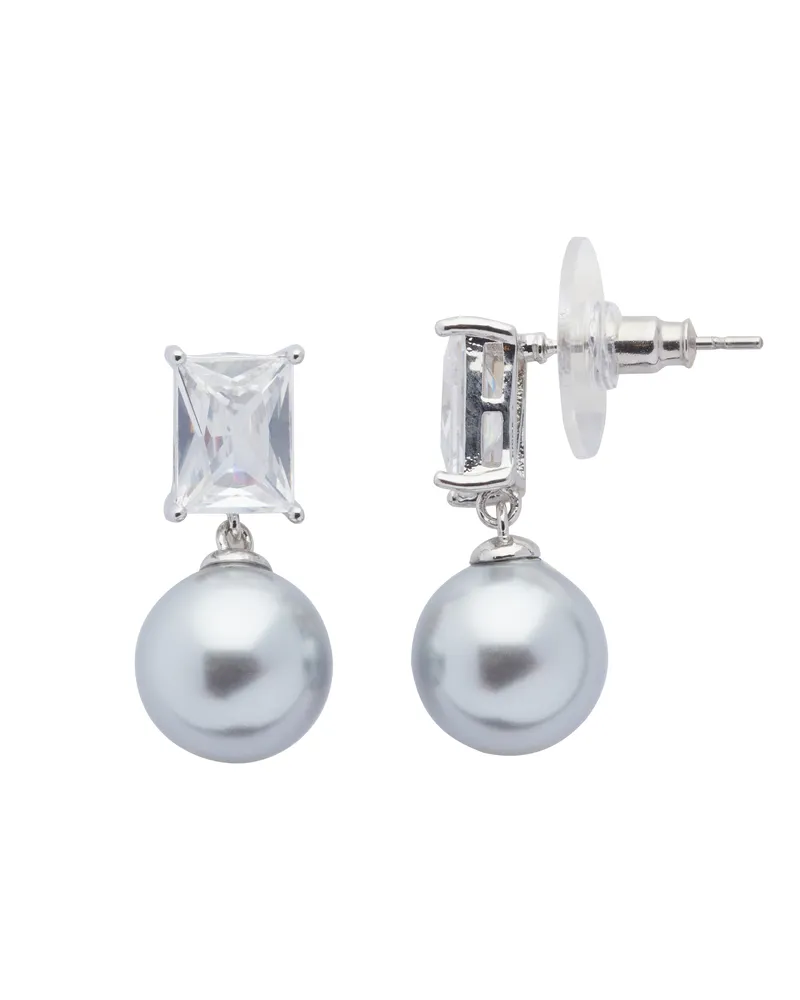 U.S. Polo Assn.  US Polo Assn Jewellery – Emily – Rhodium-Ohrringe Grau