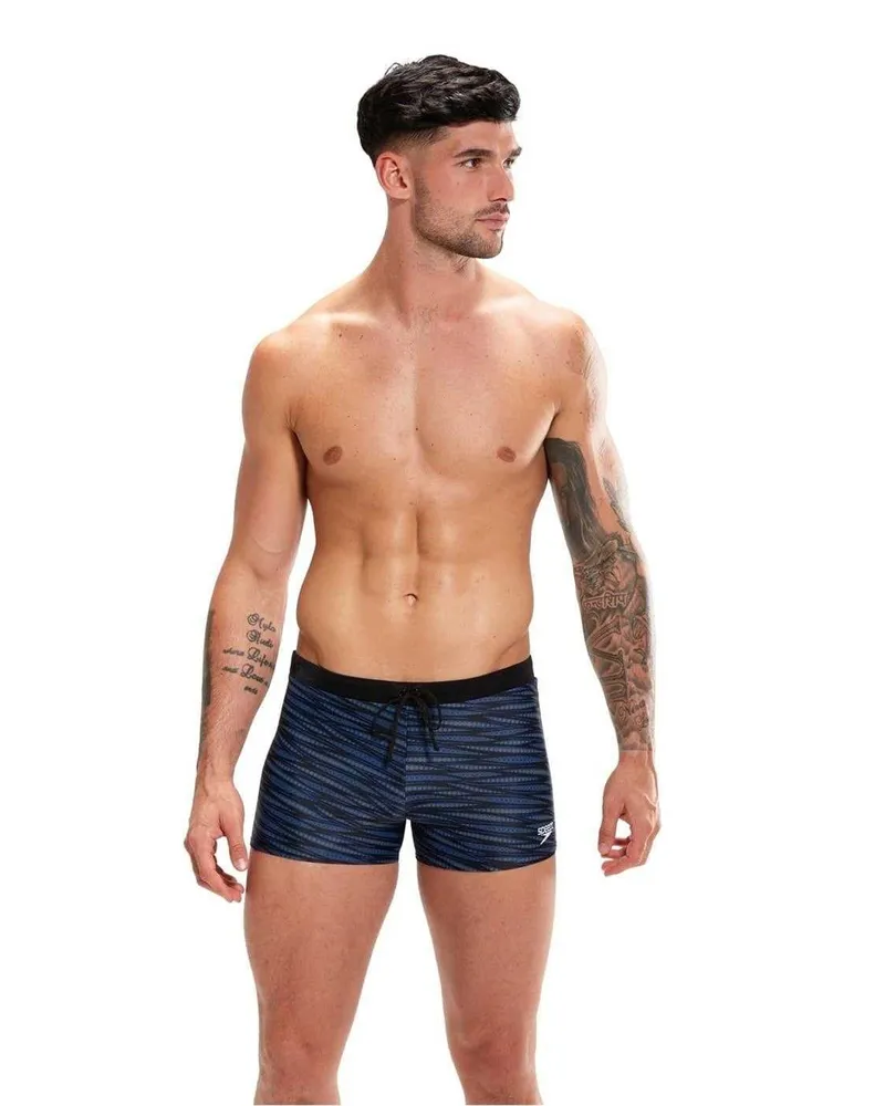 Speedo Valmilton" Badehose für Herren, Schmal (Schwarz/Blau Schwarz