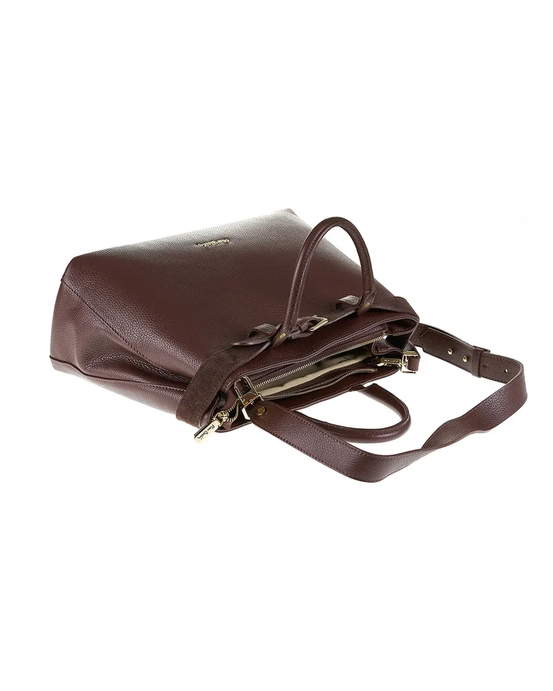 Pierre Cardin Handtasche Women Schokoladenbraun
