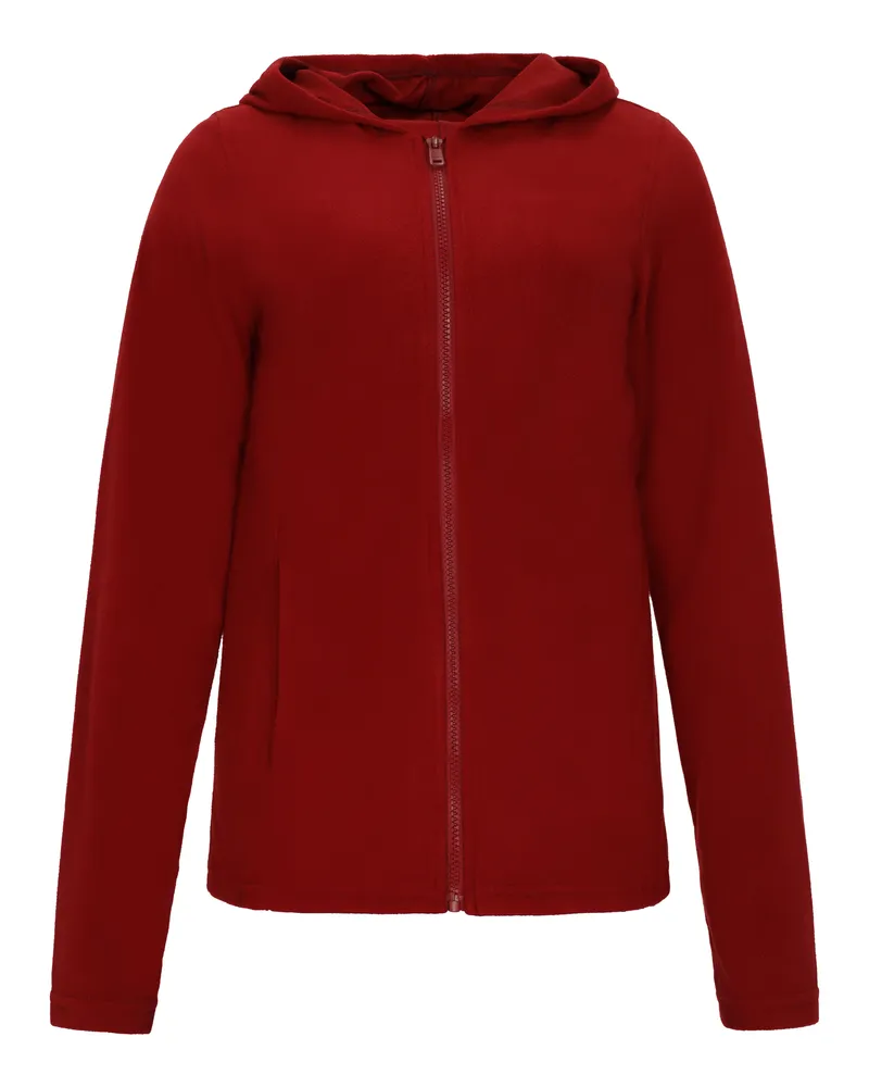FAINA Fleecejacke Damen Burgund Bordeaux