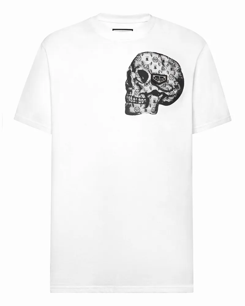 Philipp Plein T-Shirt Skull Weiß