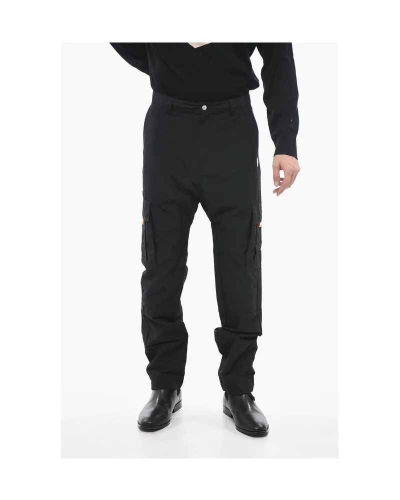 Marcelo Burlon | County of Milan Nylon-Cargohose in Schwarz Schwarz