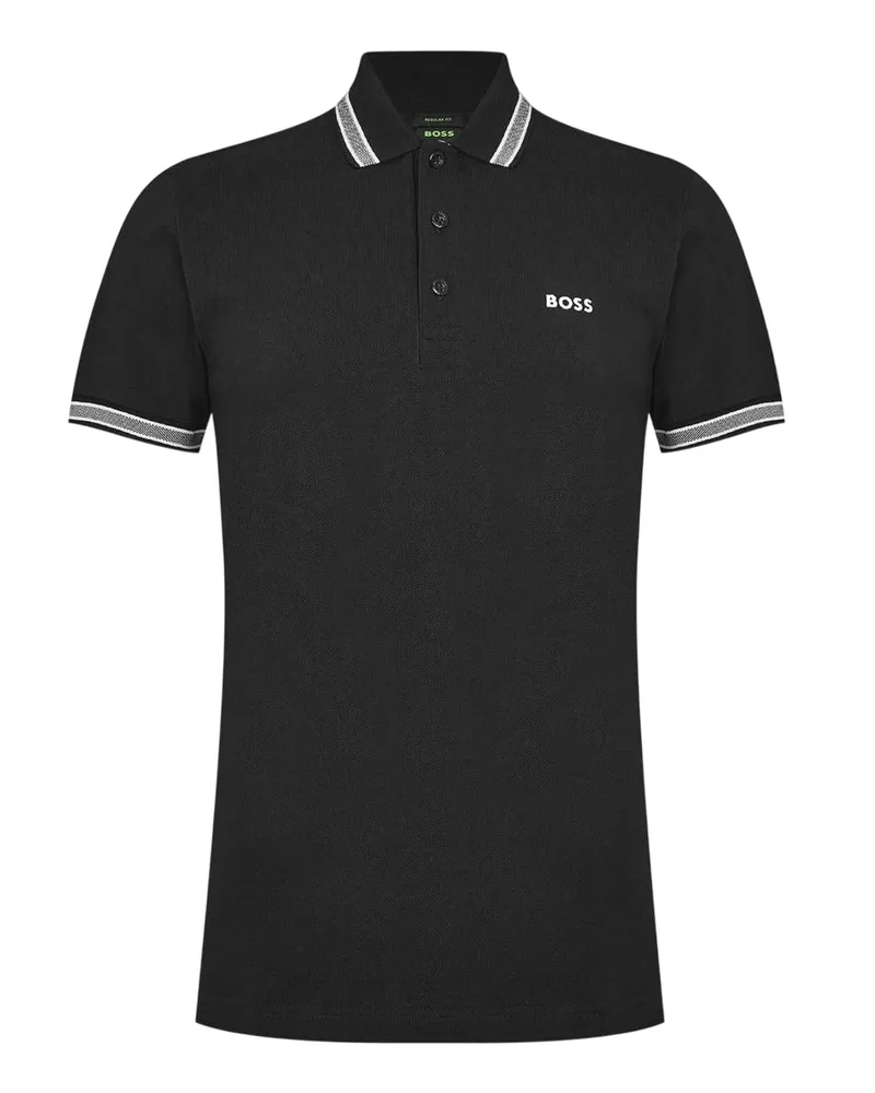 HUGO BOSS Paddy" Poloshirt für Herren (Schwarz/Weiß Schwarz