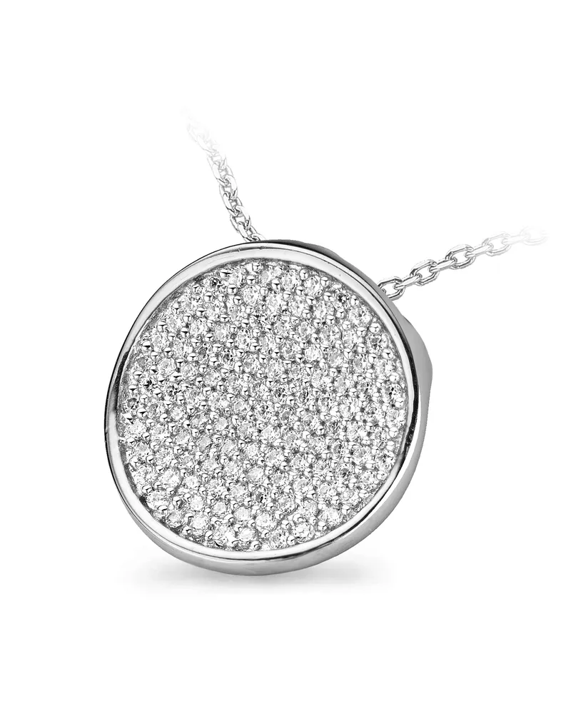 Orphelia Damen-Kette aus 925er Sterlingsilber mit Anhänger – Silber ZH-4722 Silber