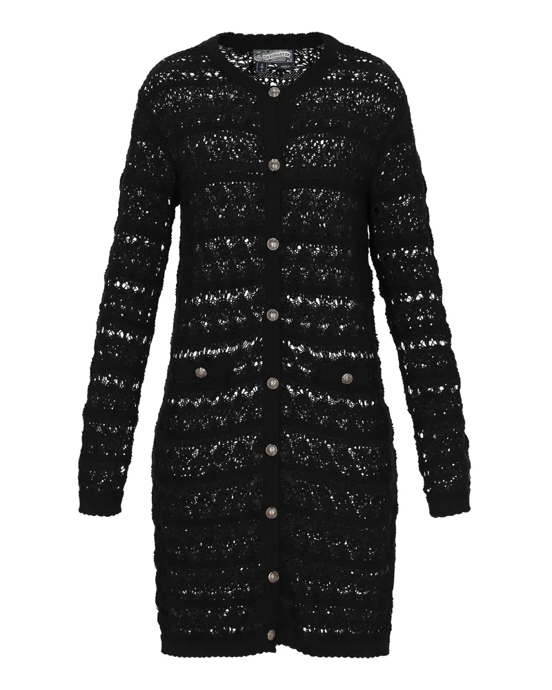DreiMaster Strickjacke Frauen Schwarz Schwarz