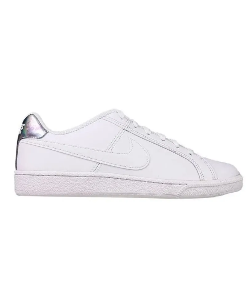 Nike Court Royale - Weiße Sneaker Mit Silbernem Absatz Weiß