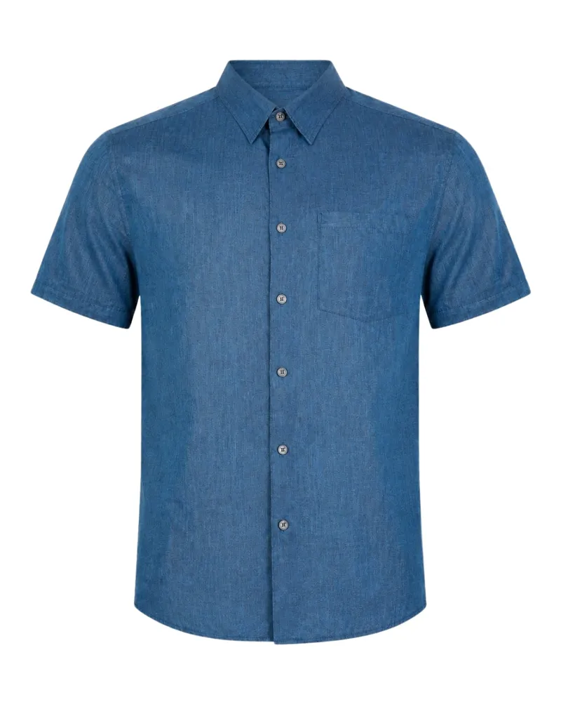 Ted Baker Palomas Leinenhemd In Marineblau Blau