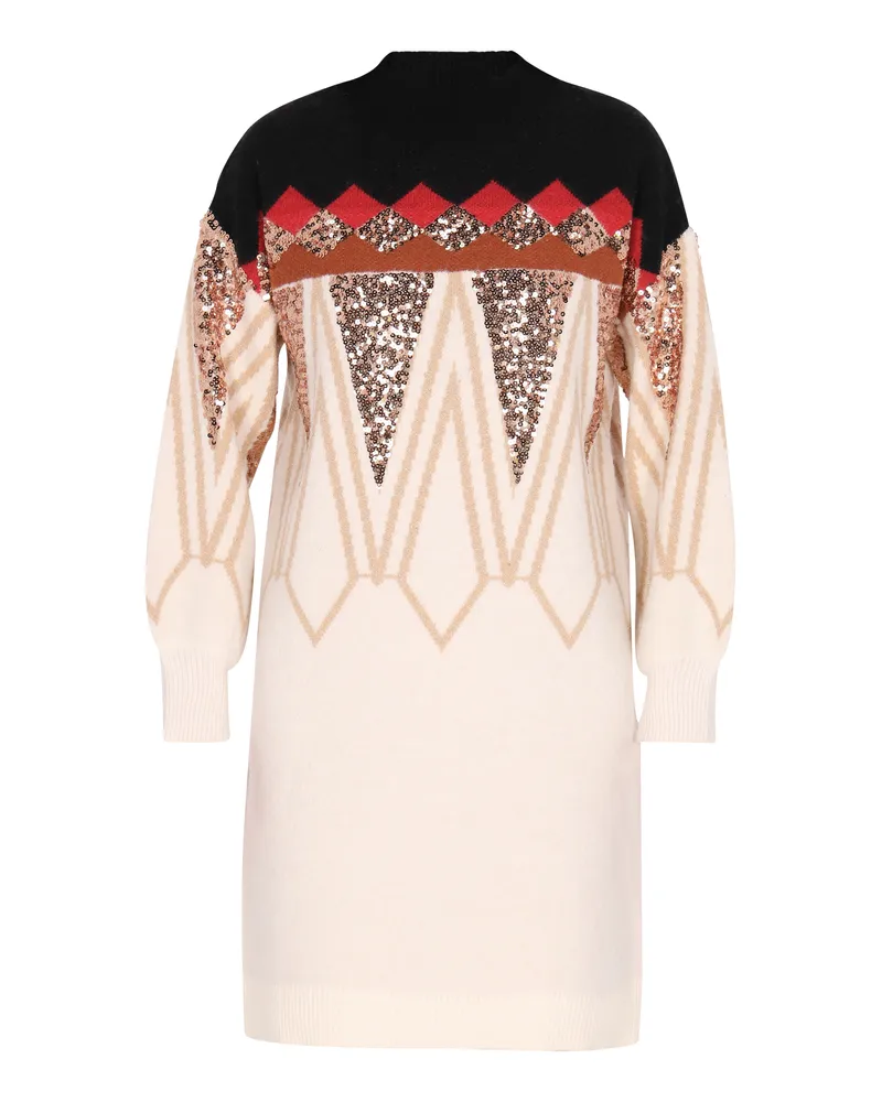 IZIA Kleid Damen Rot Mehrfarbig Mehrfarbig