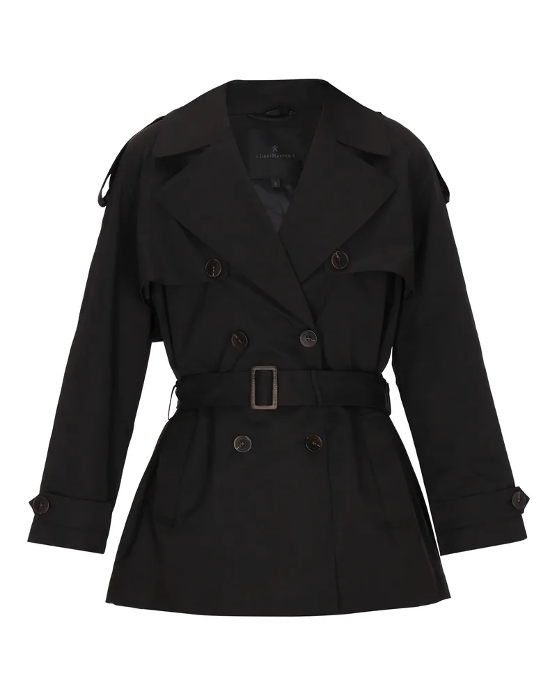 DreiMaster Mantel Frauen Schwarz Schwarz