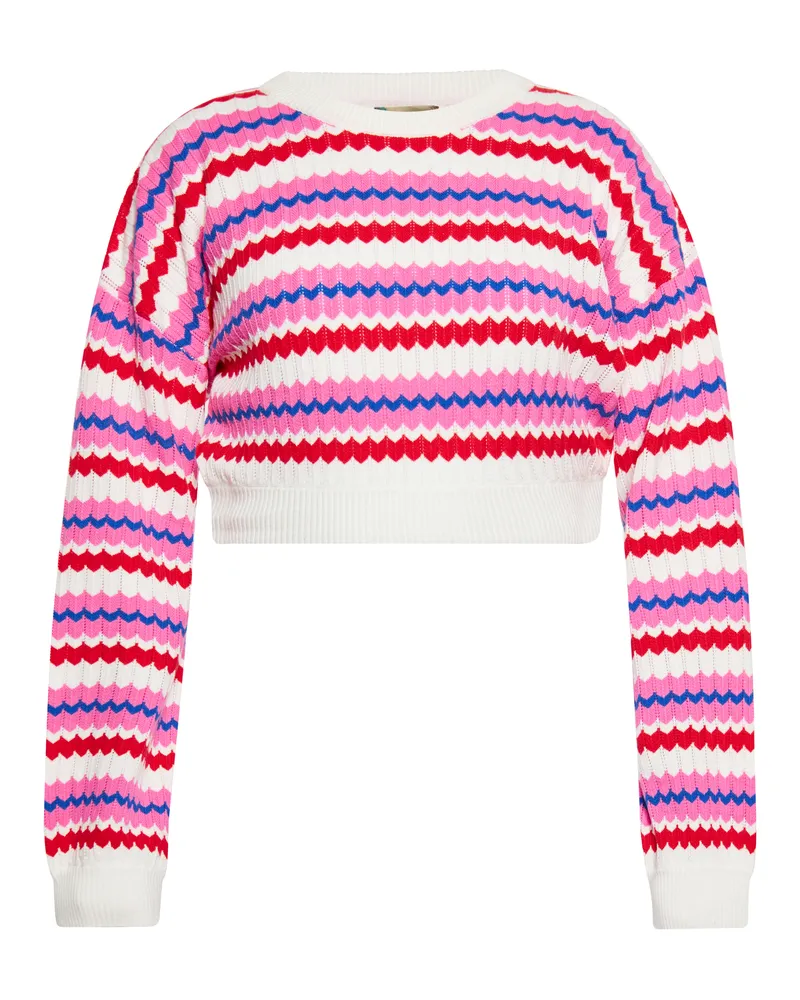 My Mo Strickpullover für Damen - Wollweiß Wollweiß