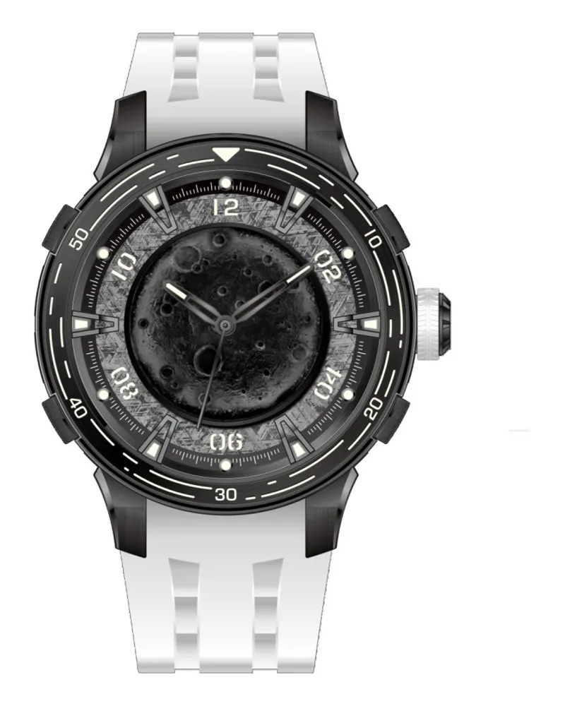 Invicta Celestial 69537 Herrenuhr, mechanisches Werk, Edelstahlgehäuse, 40 mm - Schwarz Schwarz