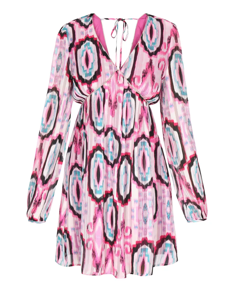 IZIA Kleid Frauen lila mehrfarbig Lila